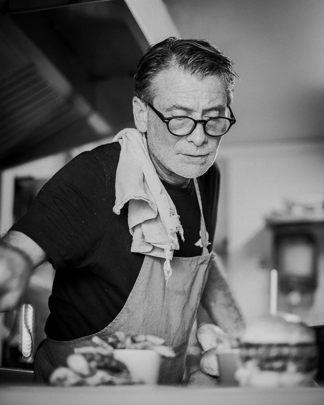 Portrait au restaurant