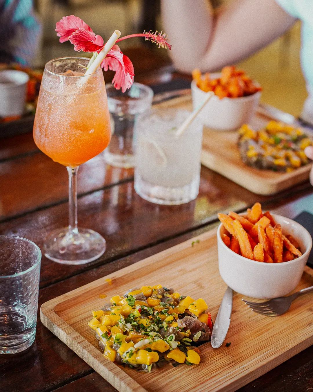 Burger et cocktails