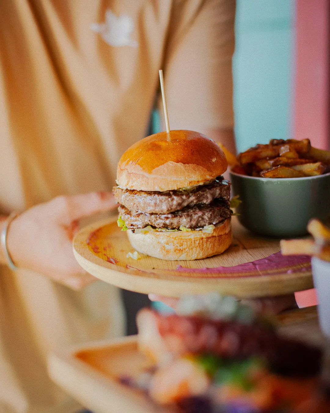 Burger et accompagnement