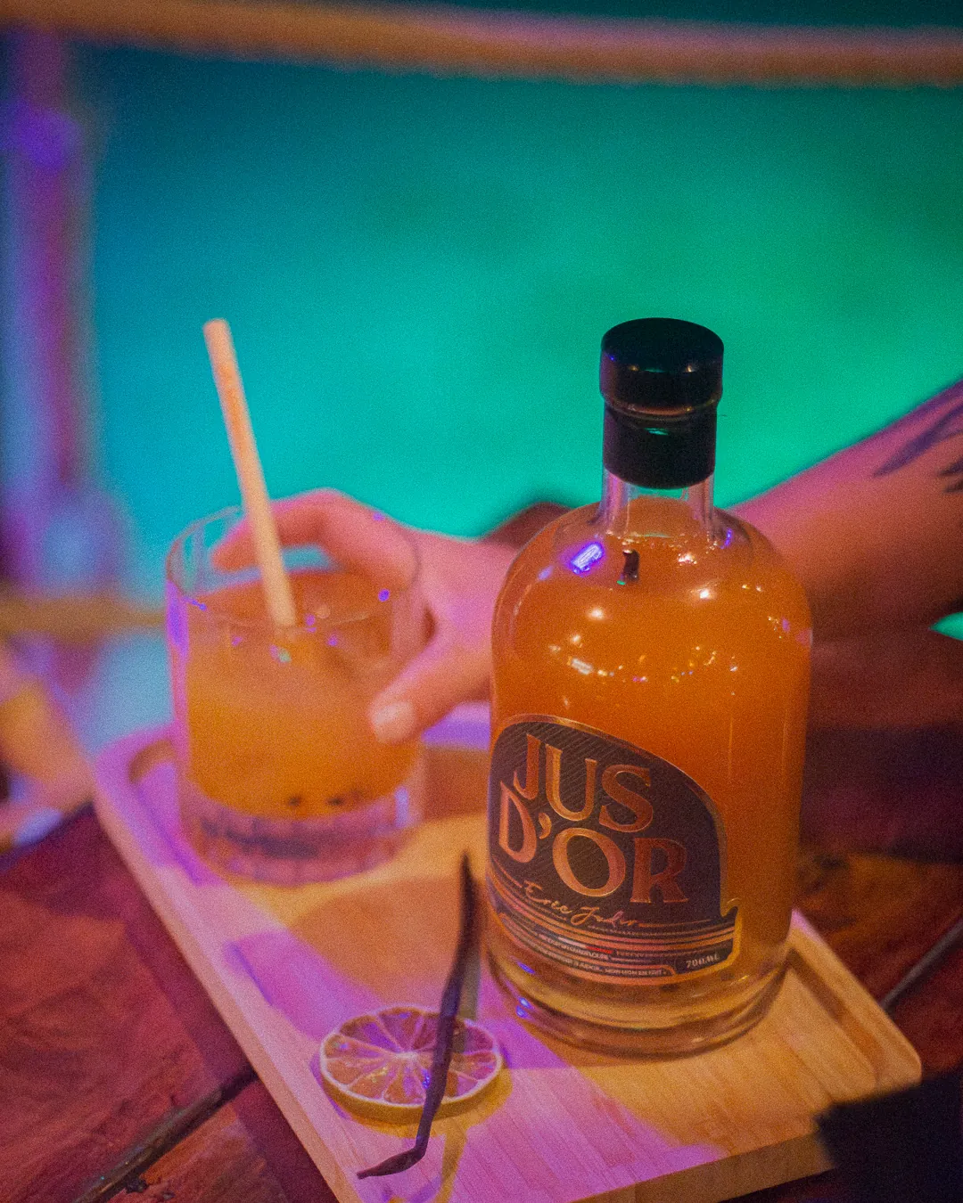 Cocktails colorés