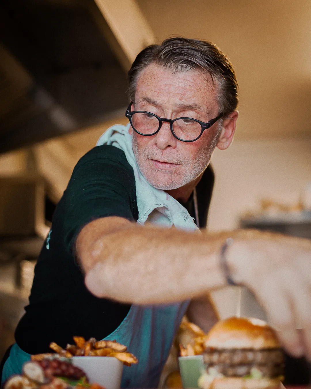 Le chef en cuisine